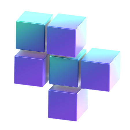 Résumé des cubes  3D Icon
