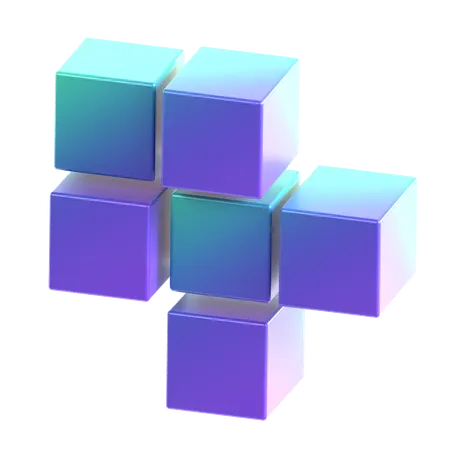 Résumé des cubes  3D Icon