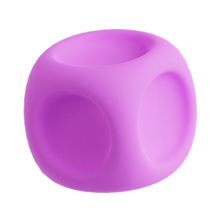 Cube abstrait  3D Icon