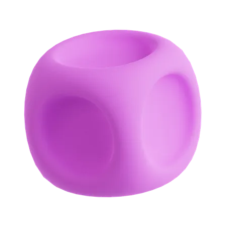 Cube abstrait  3D Icon