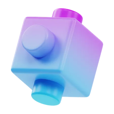 Cube aléatoire  3D Icon