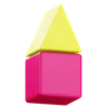 Cube And Triangular Prism