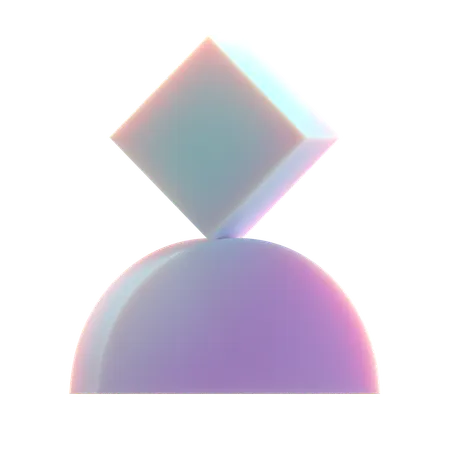 Cube Balance  3D Icon