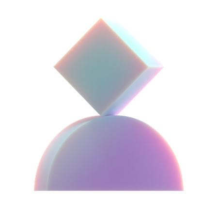 Cube Balance  3D Icon