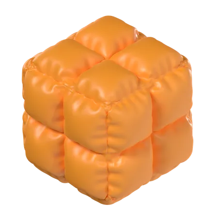 Cube Balloon  3D Icon