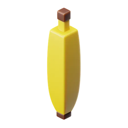 Cube Banana  3D Icon