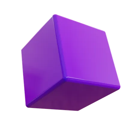 Cube biseauté  3D Icon