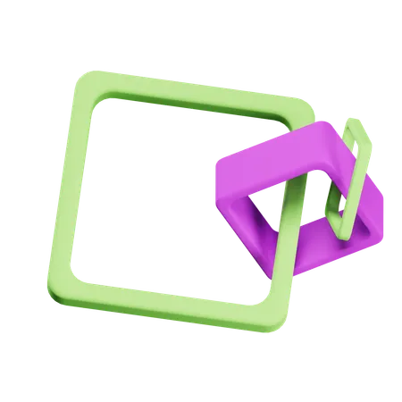Cube Chain  3D Icon