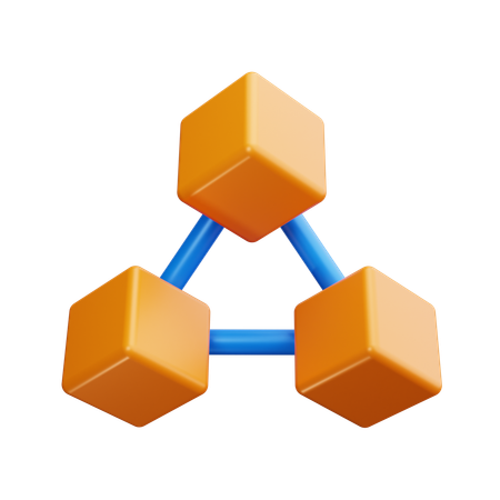 Cube Chart  3D Icon