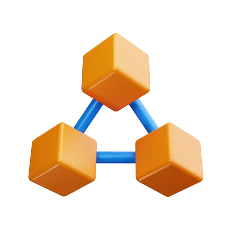 Cube Chart  3D Icon