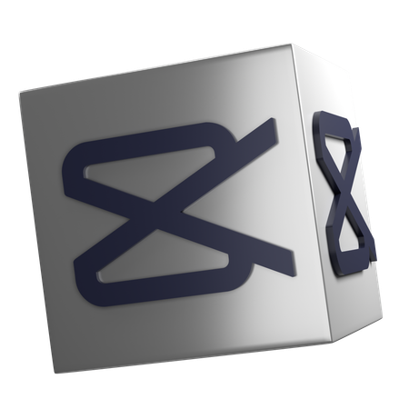 Cube coupé en capuchon  3D Icon