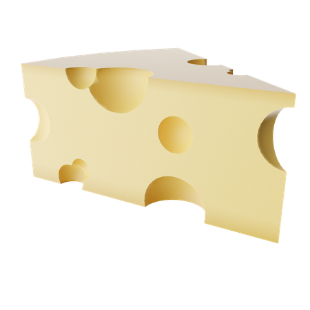 Cube de fromage  3D Icon