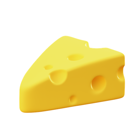 Cube de fromage  3D Icon