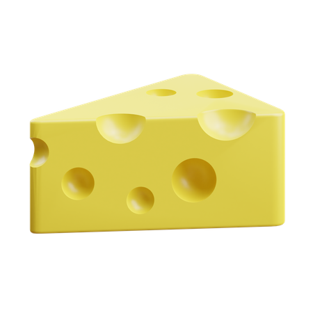 Cube de fromage  3D Icon