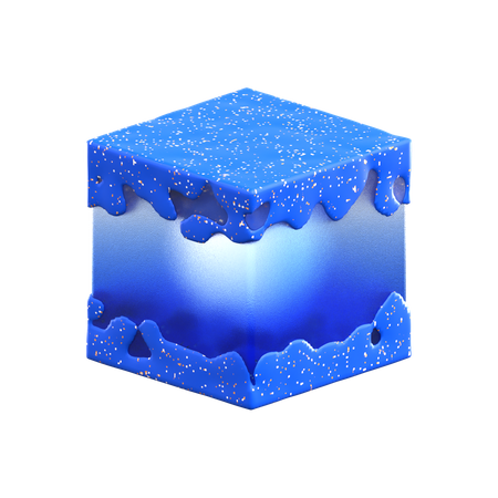 Cube de verre  3D Icon
