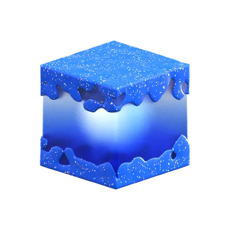 Cube de verre  3D Icon