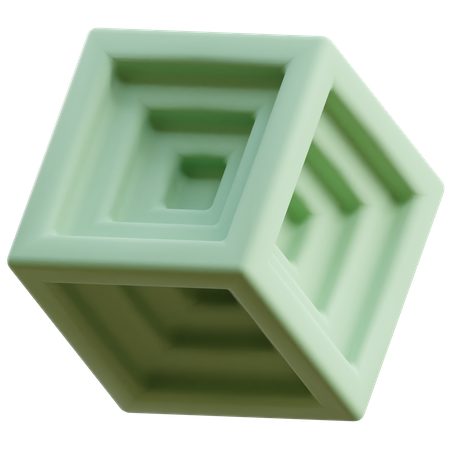 Cube Design  3D Icon