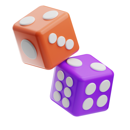 Cube Dice  3D Icon