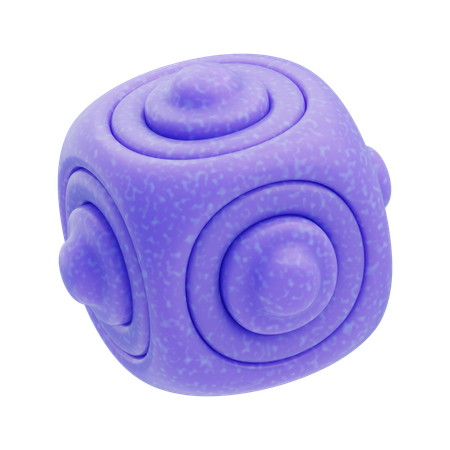 Cube en spirale  3D Icon