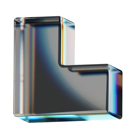 Forme abstraite de cube  3D Icon