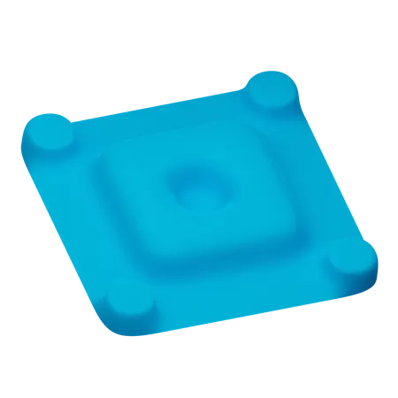 Forme abstraite de cube  3D Icon