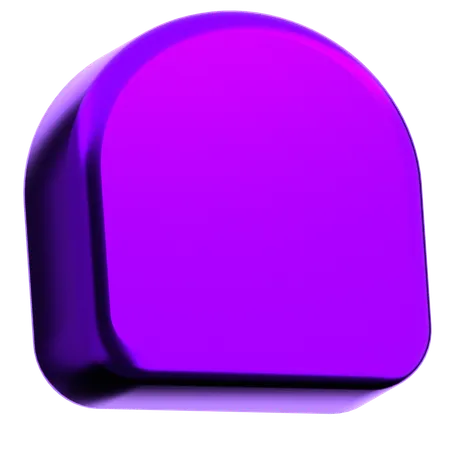 Forme abstraite de cube  3D Icon