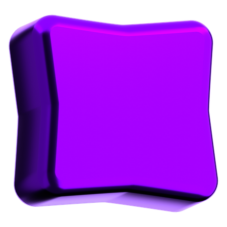 Forme abstraite de cube  3D Icon