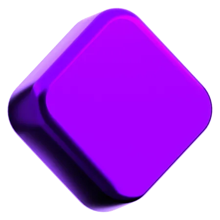 Forme abstraite de cube  3D Icon