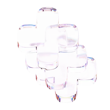 Forme abstraite de cube  3D Icon