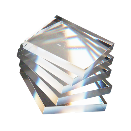 Forme abstraite de cube  3D Icon