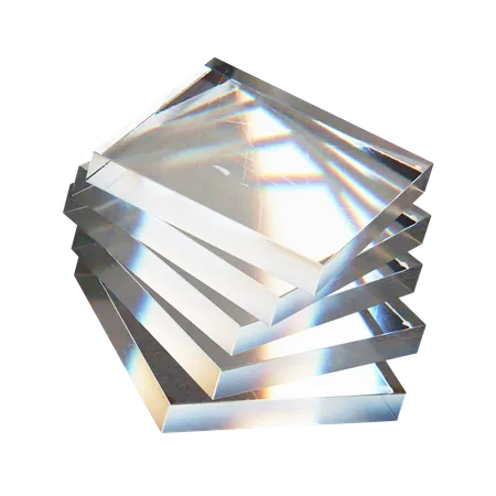 Forme abstraite de cube  3D Icon