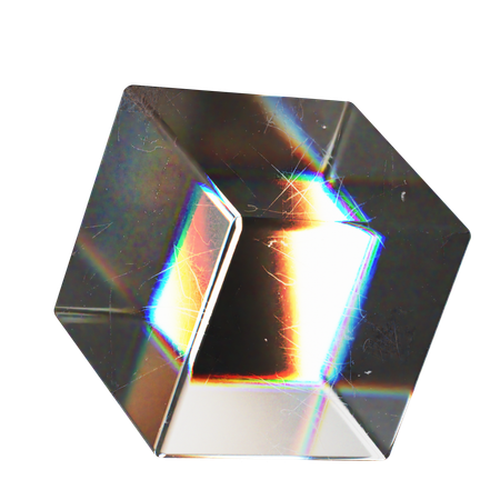 Forme abstraite de cube  3D Icon