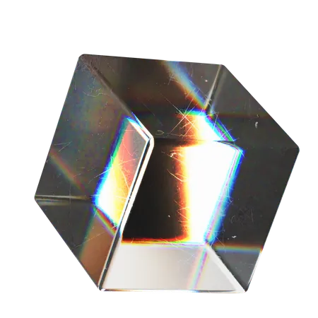 Forme abstraite de cube  3D Icon