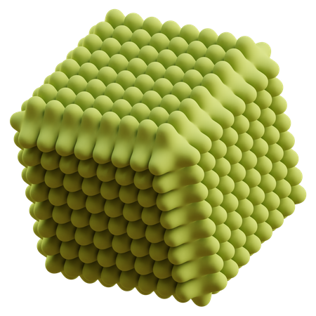 Forme abstraite de cube  3D Icon