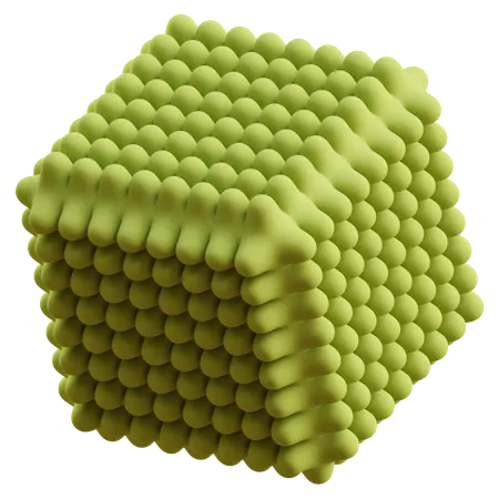 Forme abstraite de cube  3D Icon