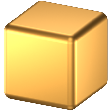 Forme abstraite de cube  3D Icon