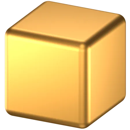 Forme abstraite de cube  3D Icon