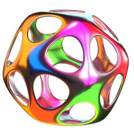 Formes holographiques cubiques  3D Icon