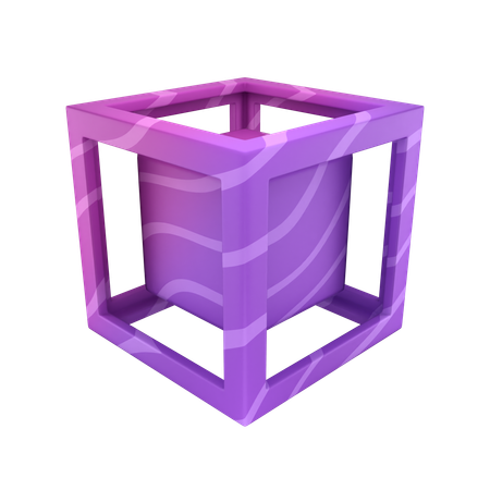 Cube Frame  3D Icon