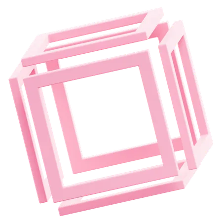 Cube frame  3D Icon