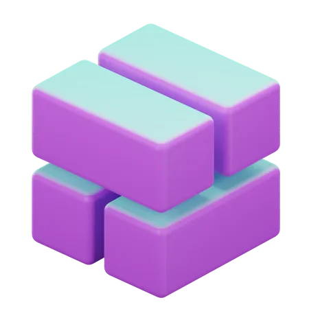 Cube Géométrique  3D Icon