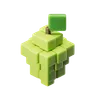 Cube Grapes Green