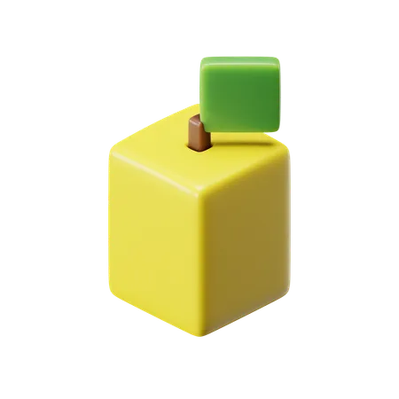 Cube Lemon  3D Icon