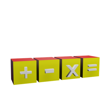 Cube mathematics  3D Icon