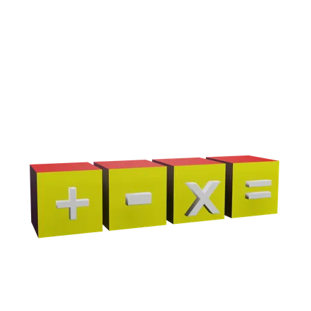 Mathématiques du cube  3D Icon