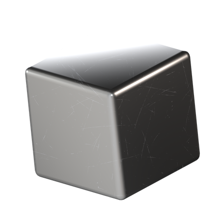 Cube Metal  3D Icon