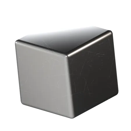 Cube Metal  3D Icon