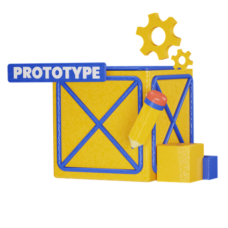 Cube Prototype  3D Icon