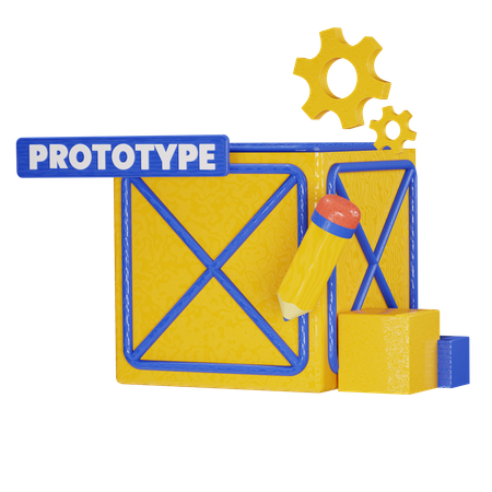 Cube Prototype  3D Icon