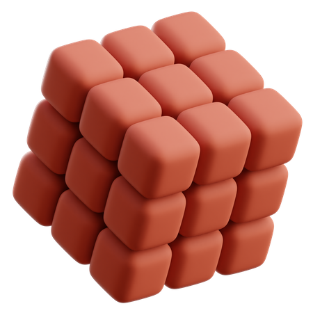 Résumé des cubes  3D Icon